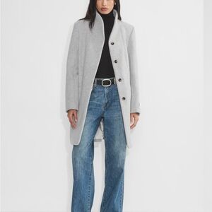 Aritzia wool cashmere cocoon coat